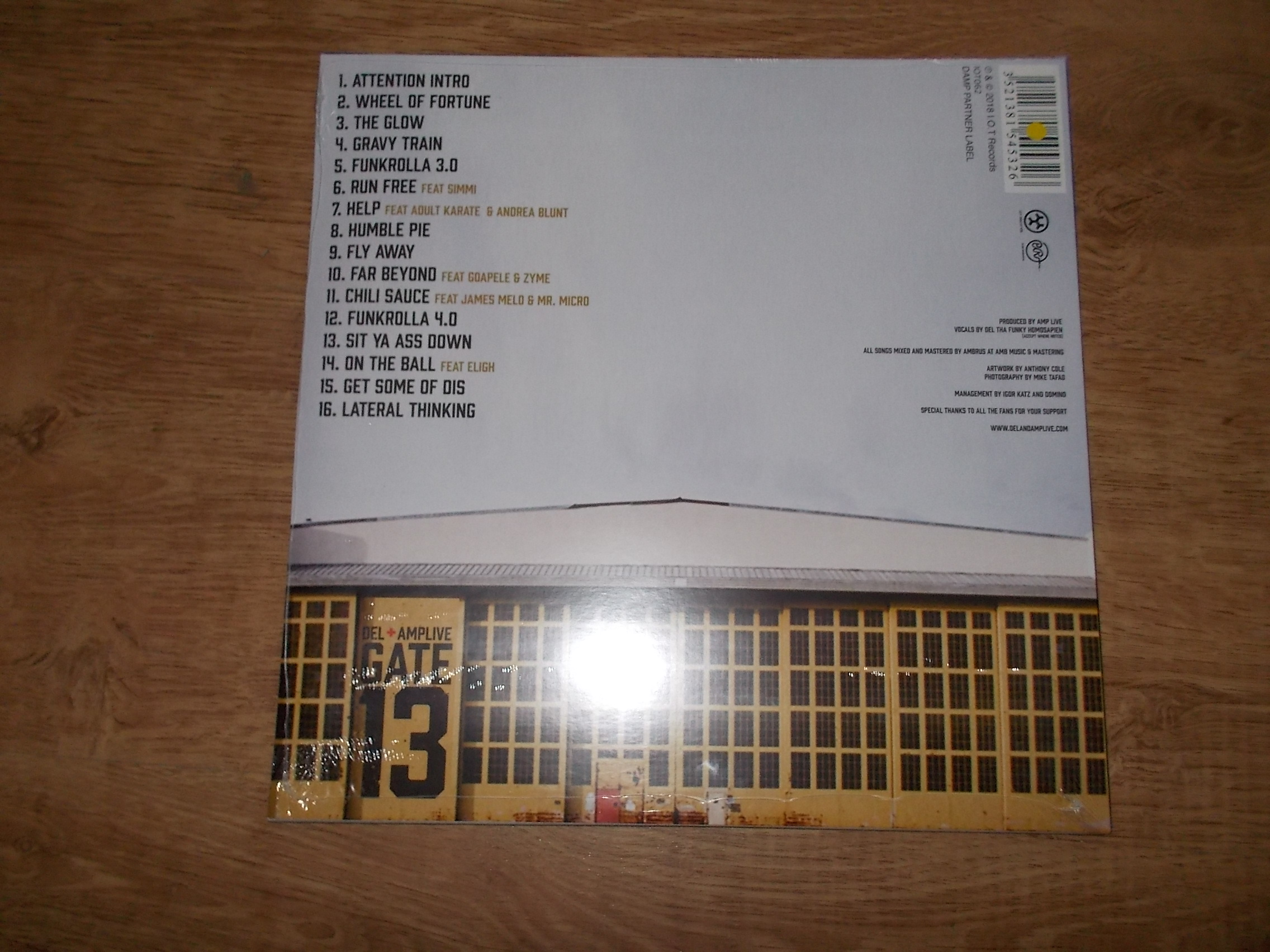 Del + AMP Live - Gate 13 (Vinyl-LP)
