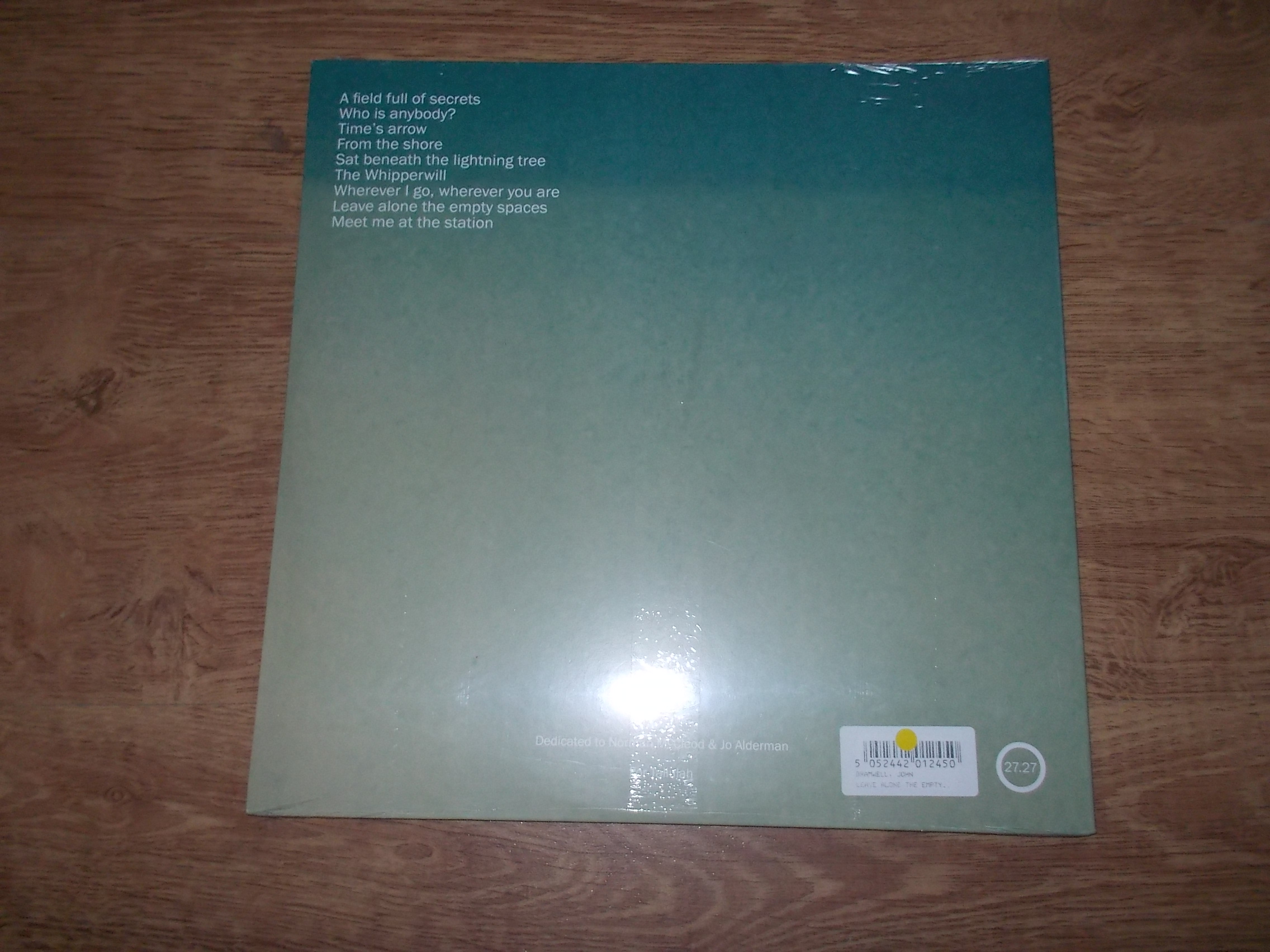 John Bramwell - Leave Alone The Empty Spaces (Vinyl-LP)