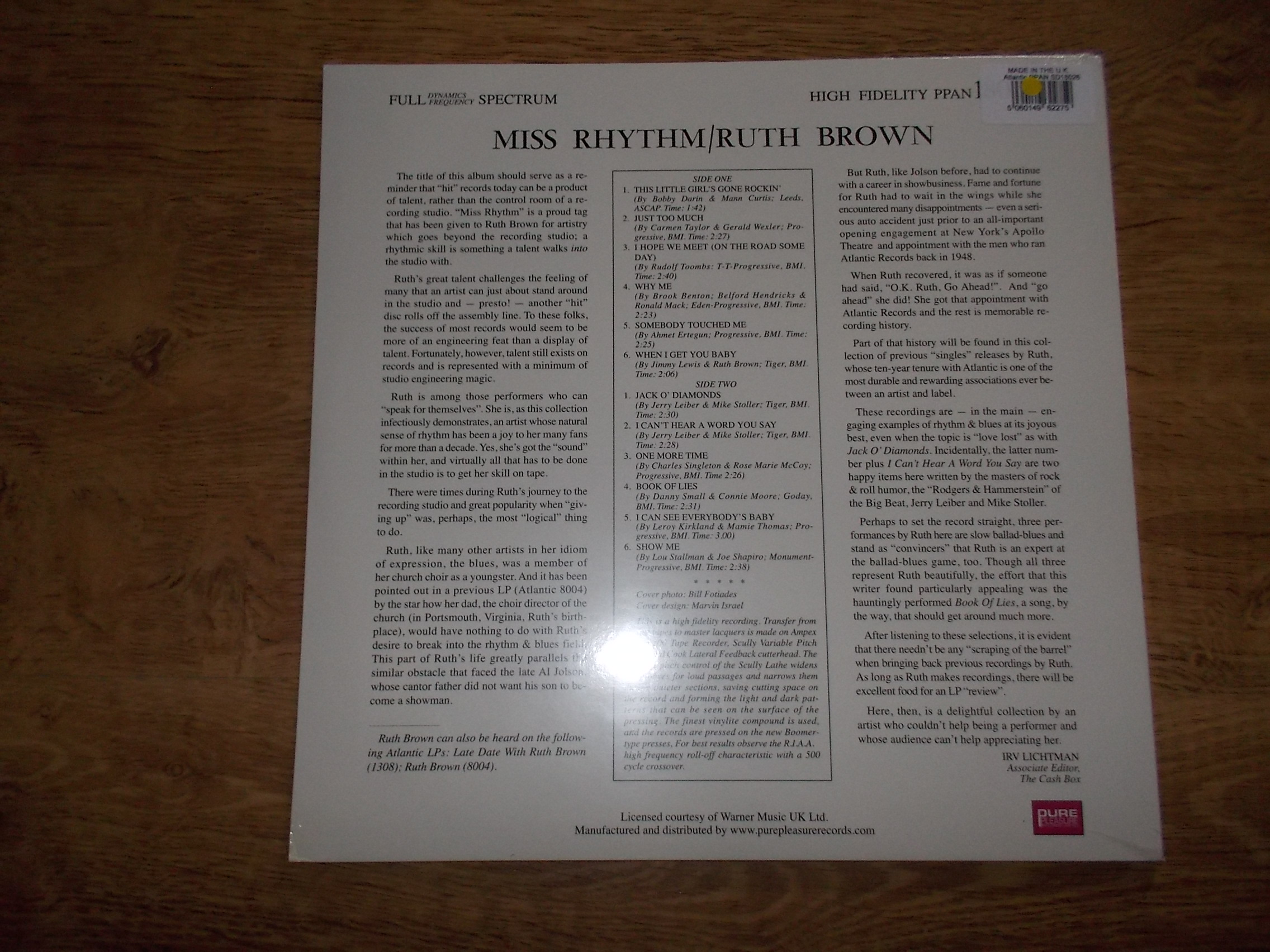 Ruth Brown - Miss Rhythm (Vinyl-LP)