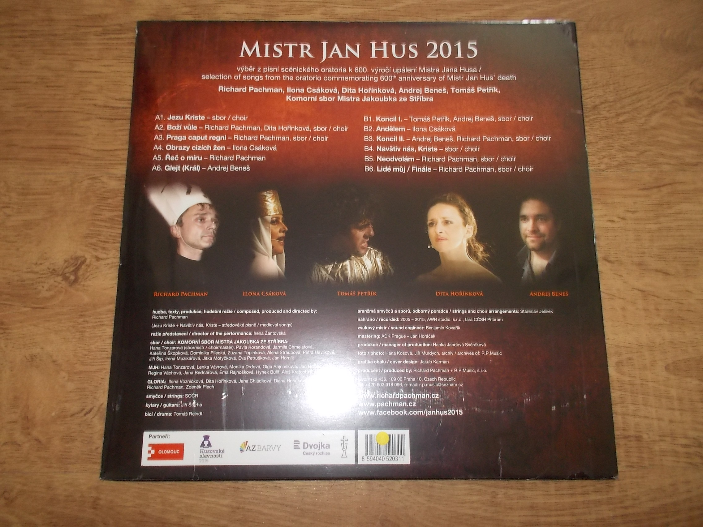 PACHMAN RICHARD - MISTR JAN HUS 2015 (Vinyl-LP) BAZAR