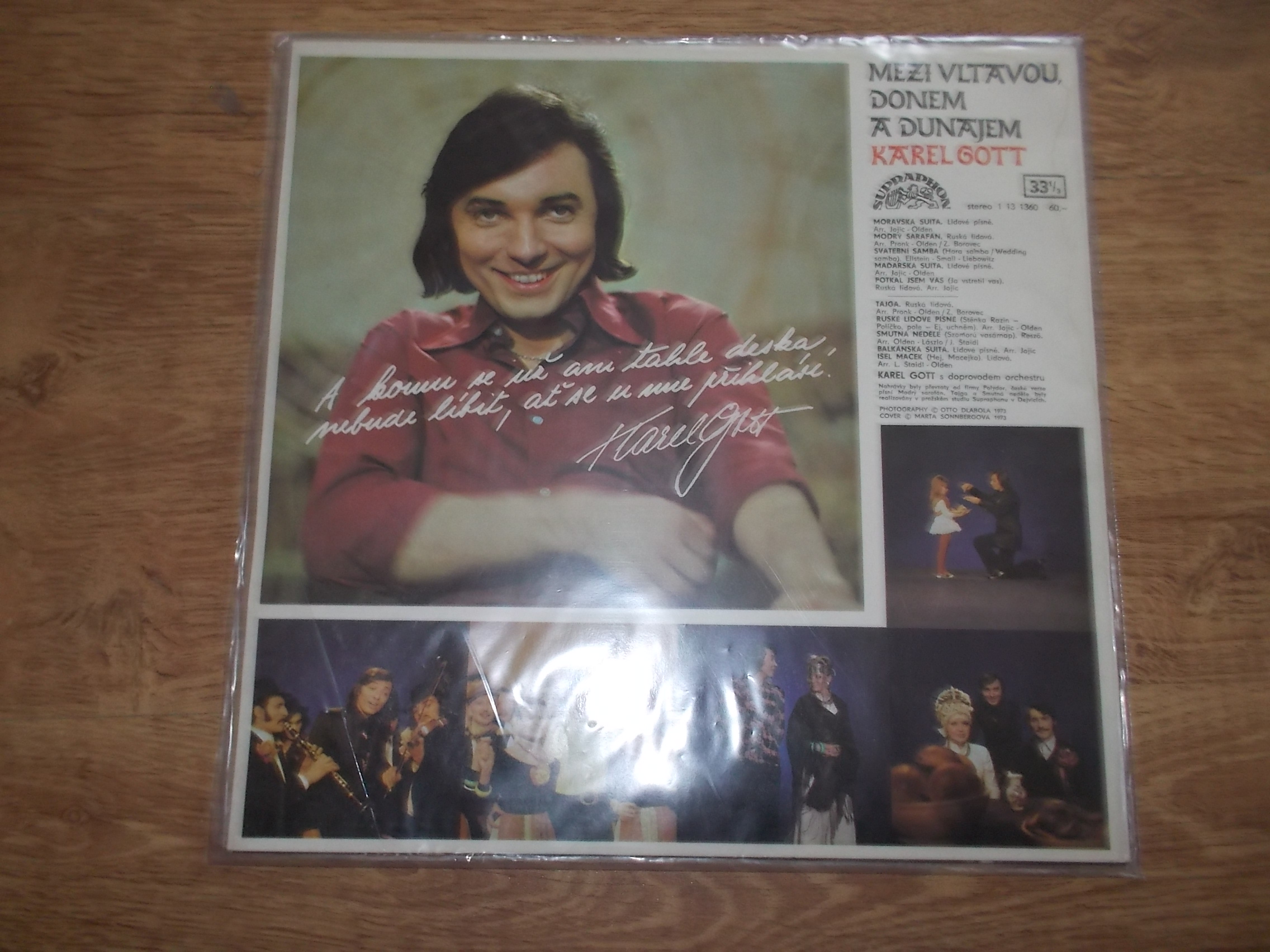 Karel Gott - Mezi Vltavou, Donem A Dunajem (Vinyl-LP) BAZAR ROZBALENO