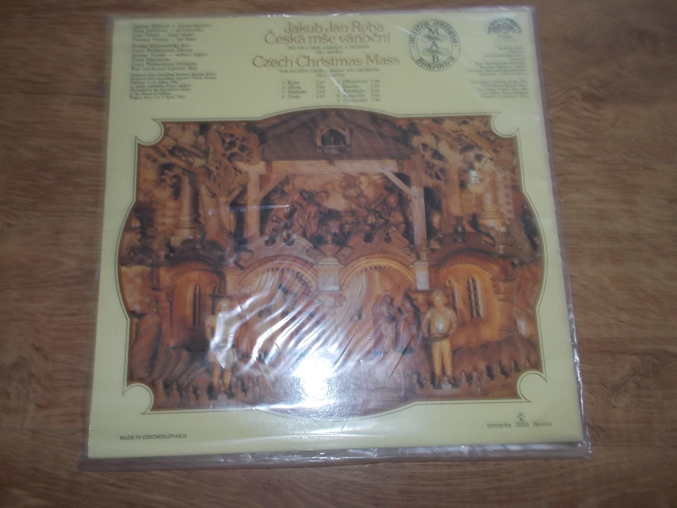 Jakub Jan Ryba - Česká Mše Vánoční = Czech Christmas Mass (Vinyl-LP) BAZAR ROZBALENO 