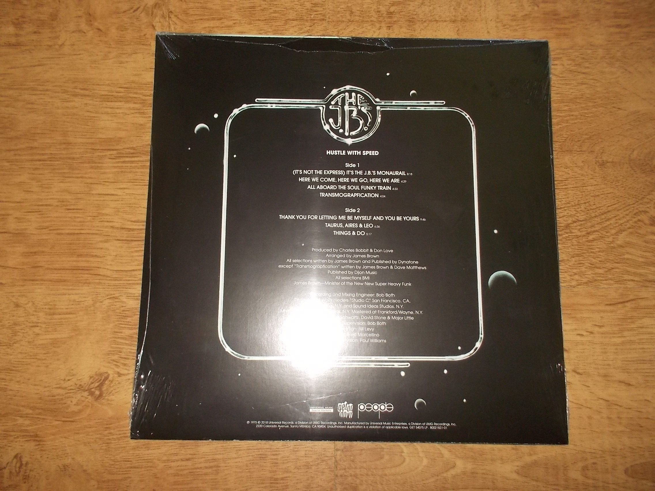 The J.B.'s - Hustle With Speed (Vinyl-LP)