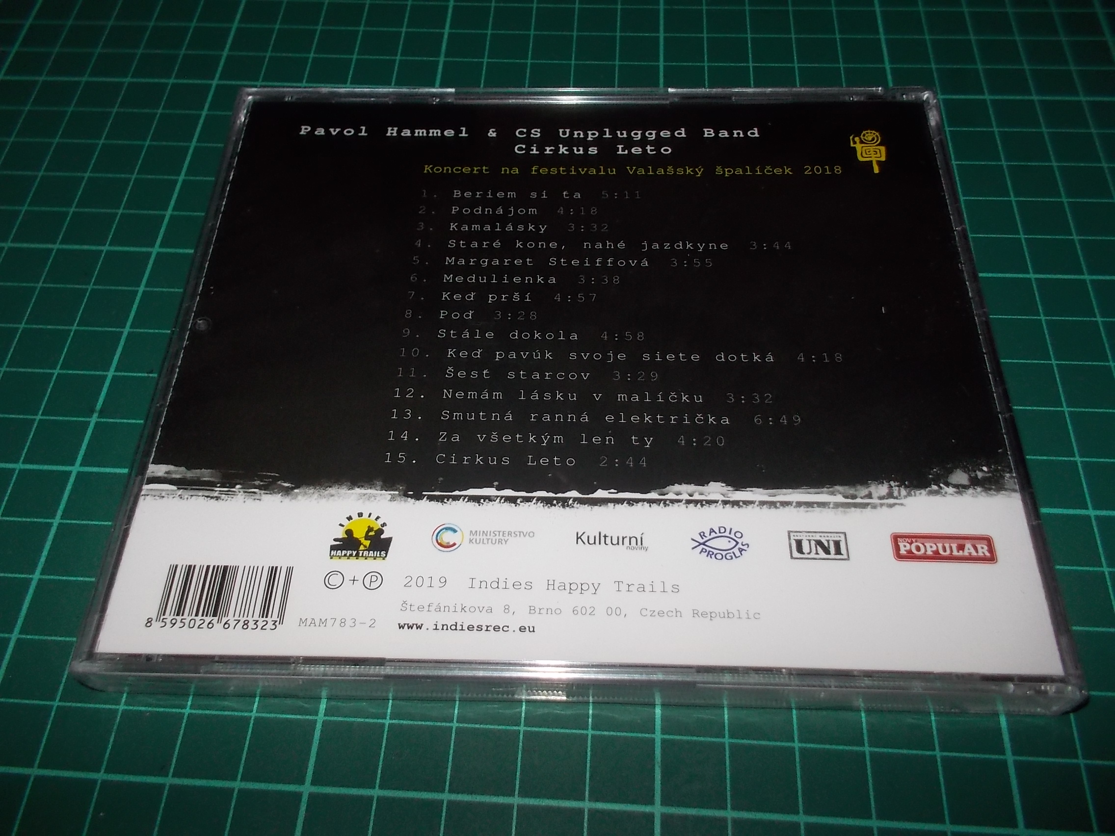 Pavol Hammel & CS Unplugged Band - Cirkus Leto (CD)