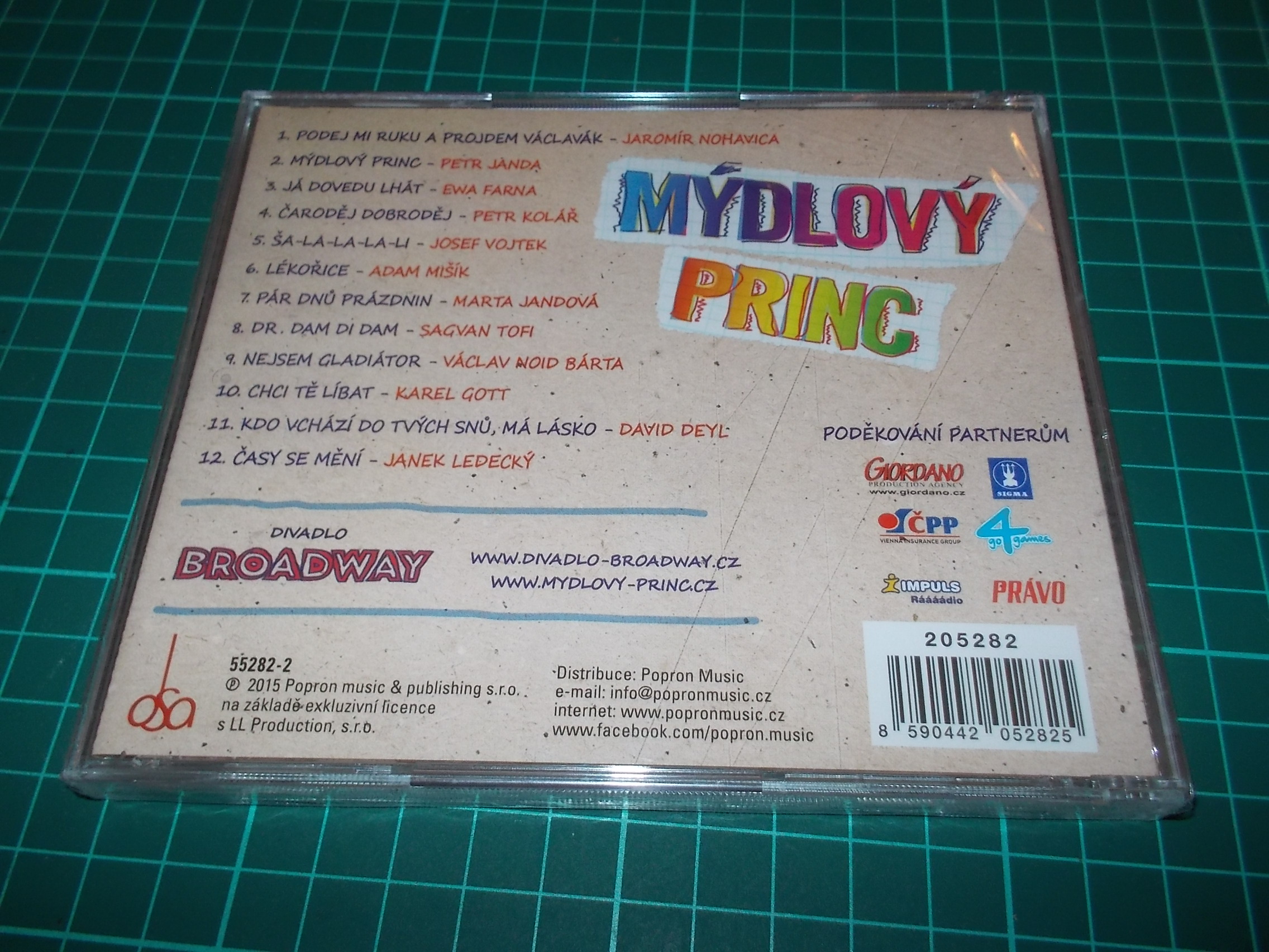 Various - MUZIKÁL - Mýdlový Princ (CD)