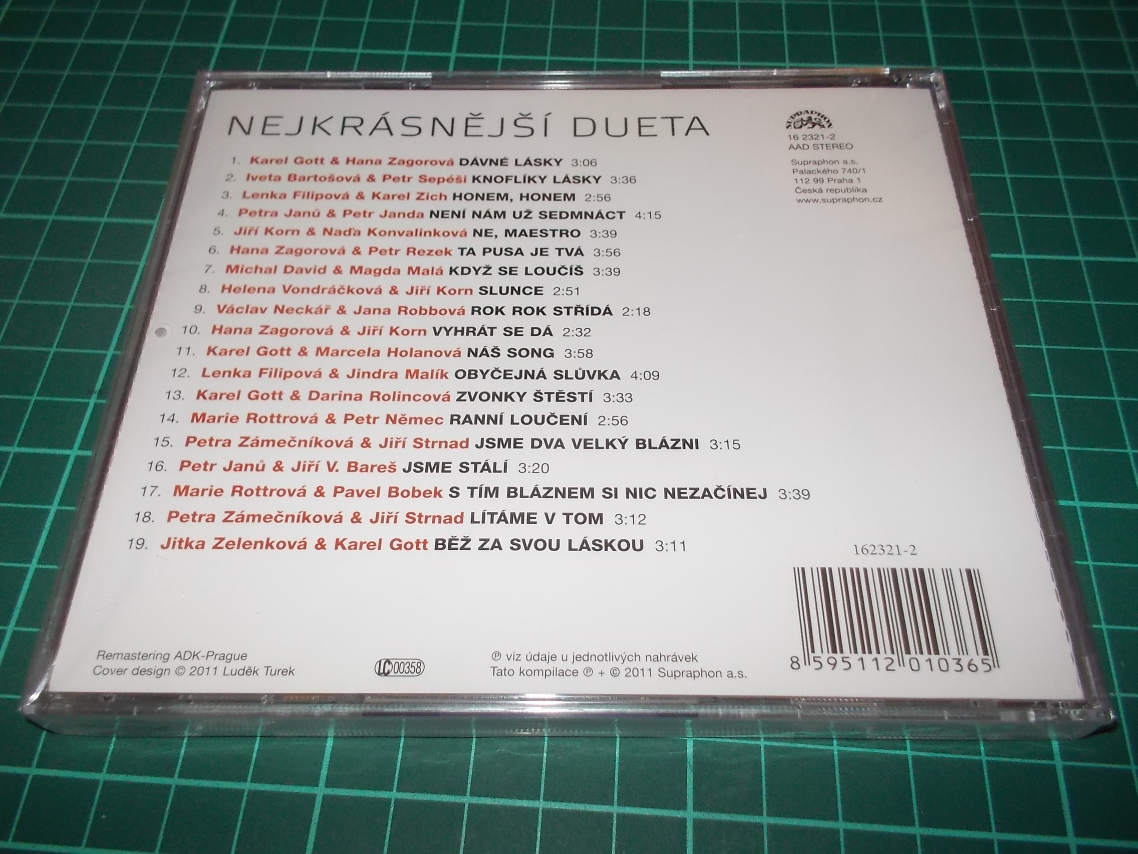 Various - NEJKRÁSNĚJŠÍ DUETA (CD)