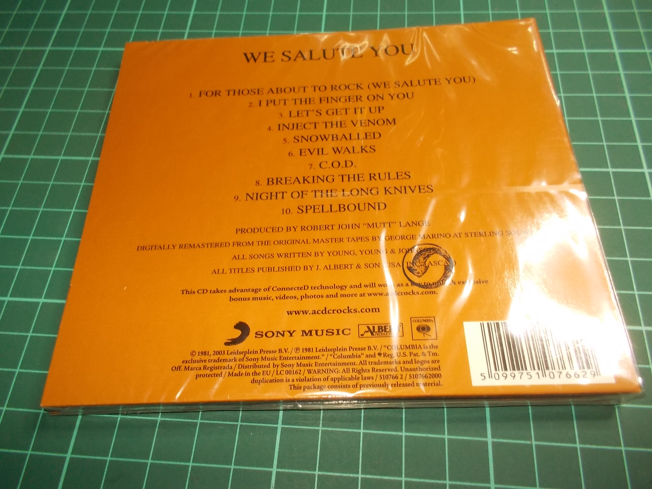 AC/DC - FOR THOSE ABOUT THE ROCK - REMASTERED (CD) Digipack