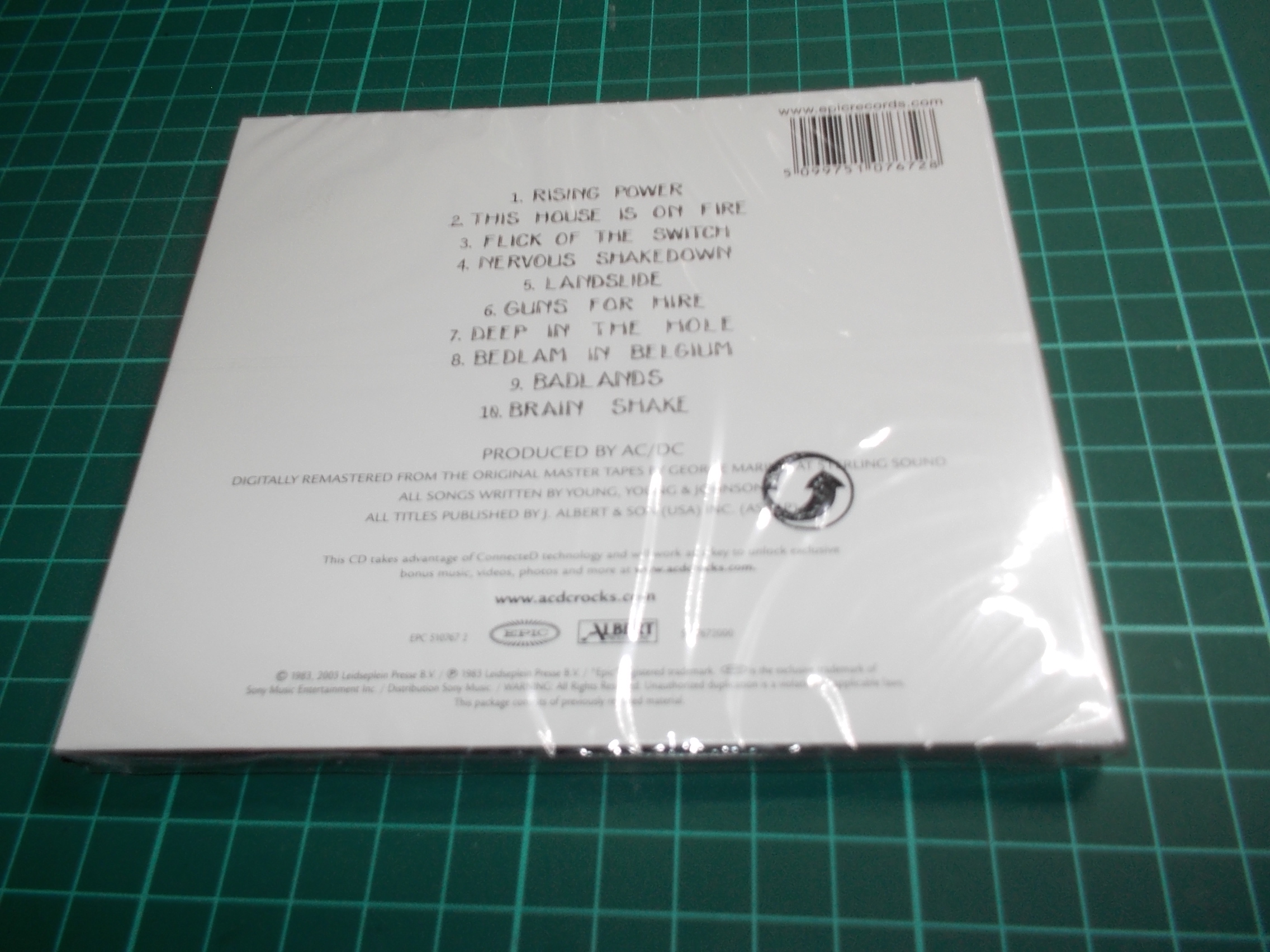 AC/DC - FLICK OF THE SWITCH - REMASTERED (CD) Digipack