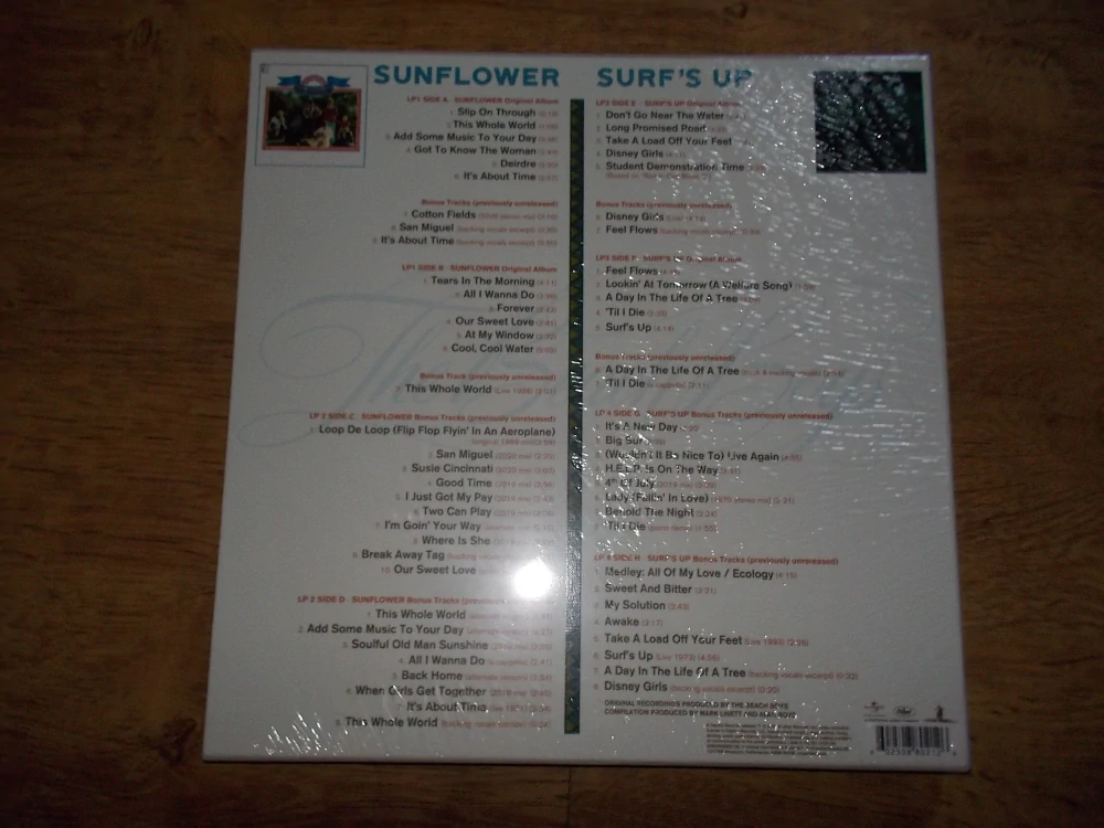 THE Beach Boys - Feel Flows: The Sunfower & Surf's Up (4Vinyl-LP)
