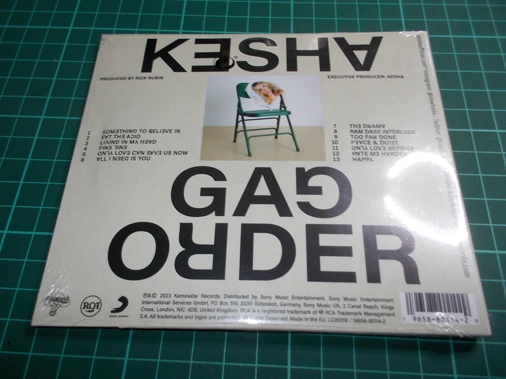 Ke$ha - KESHA - GAG ORDER (CD) Digipack