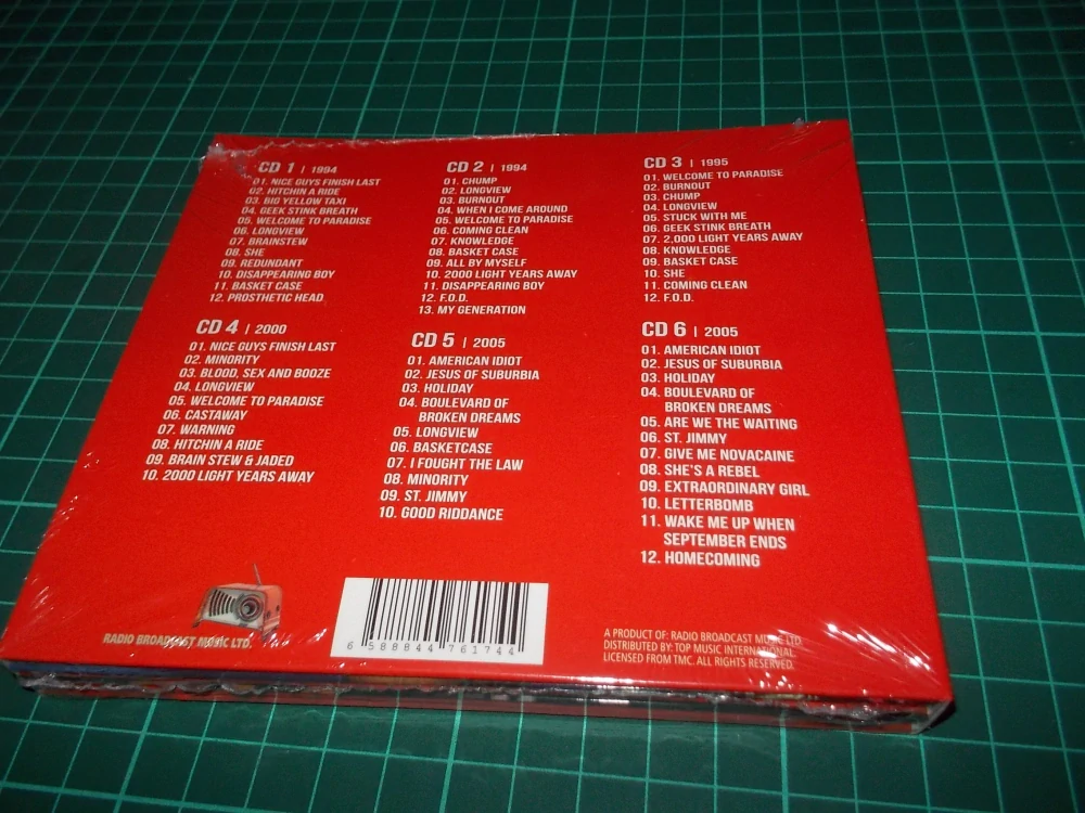 Green Day -Live Rarities - classic radio broadcast recording - Special Edition (6 CD) Digipack 