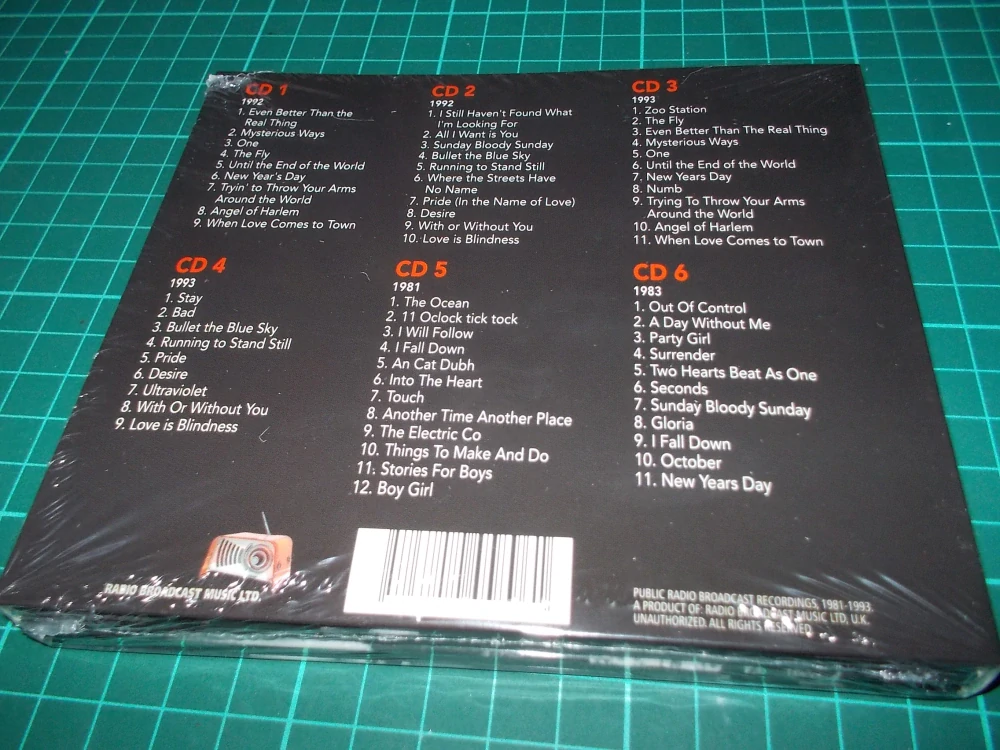 U2 -  Live Broadcast Collection (6 CD) Digipack