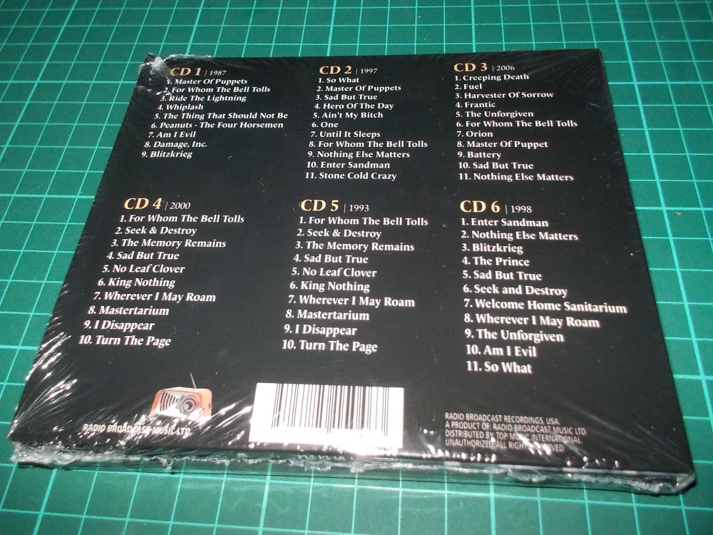 Metallica - Battery (Public Radio Broadcast Recordings) (6 CD) Digipack