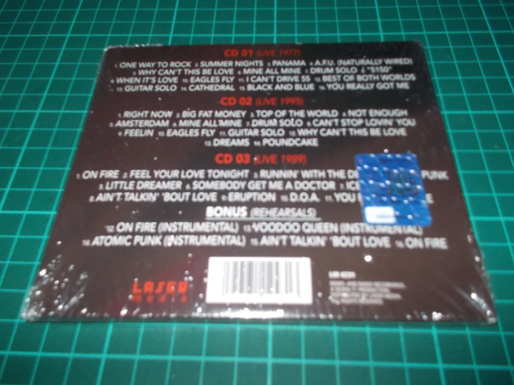 Van Halen - Rock Box - LEGENDARY RADIO BROADCASTS (3 CD) Digipack