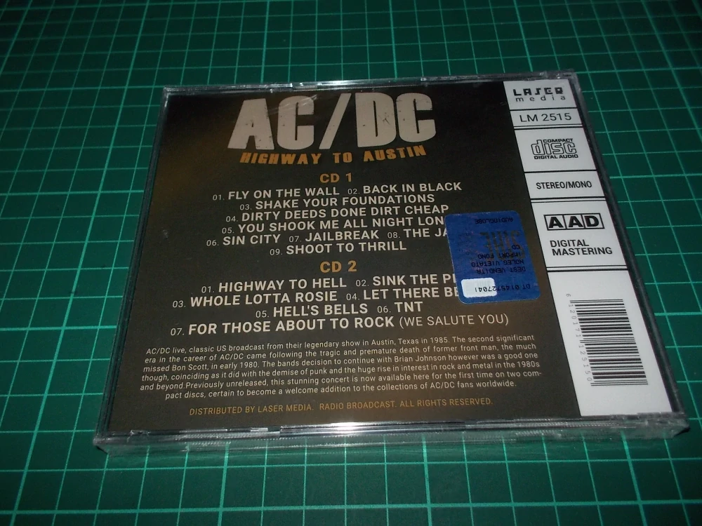 AC/DC - Highway To Austin (Legendary Live Broadcast, 1985) (2CD)