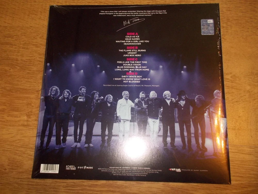 Foreigner - Double Vision: Then And Now Live.Reloaded - LIMITED + DOWNLOAD EDITION CONCERT FILM BLU-RAY (2Vinyl-LP)