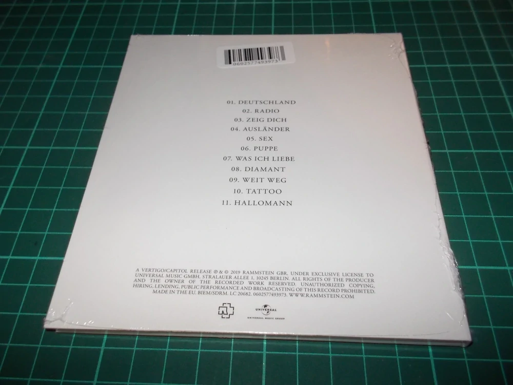 Rammstein - Rammstein - 2019 (CD) Digipack