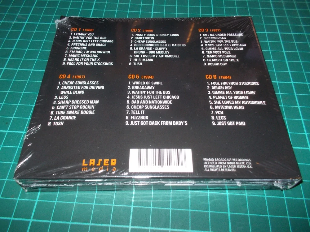 ZZ Top - In The Beginning (Legendary Radio Broadcast Recordings) (6 CD) Digipack