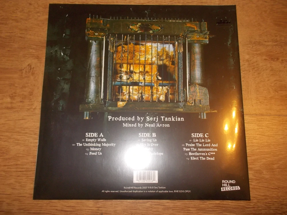 Serj Tankian - Elect The Dead - Opaque Gray (2Vinyl-LP)