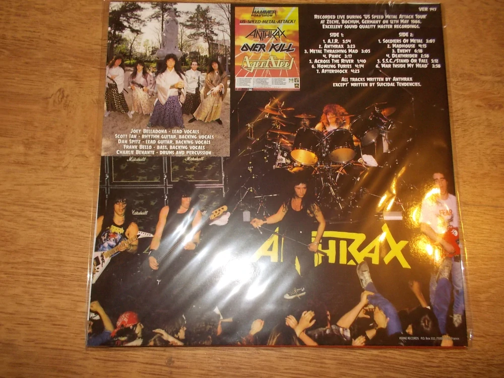 Anthrax - Live In Germany 1986 (Vinyl-LP)