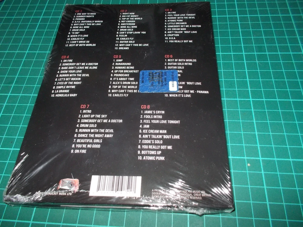 Van Halen - The Best Days (Radio Broadcast Recordings) (8 CD Longbox)