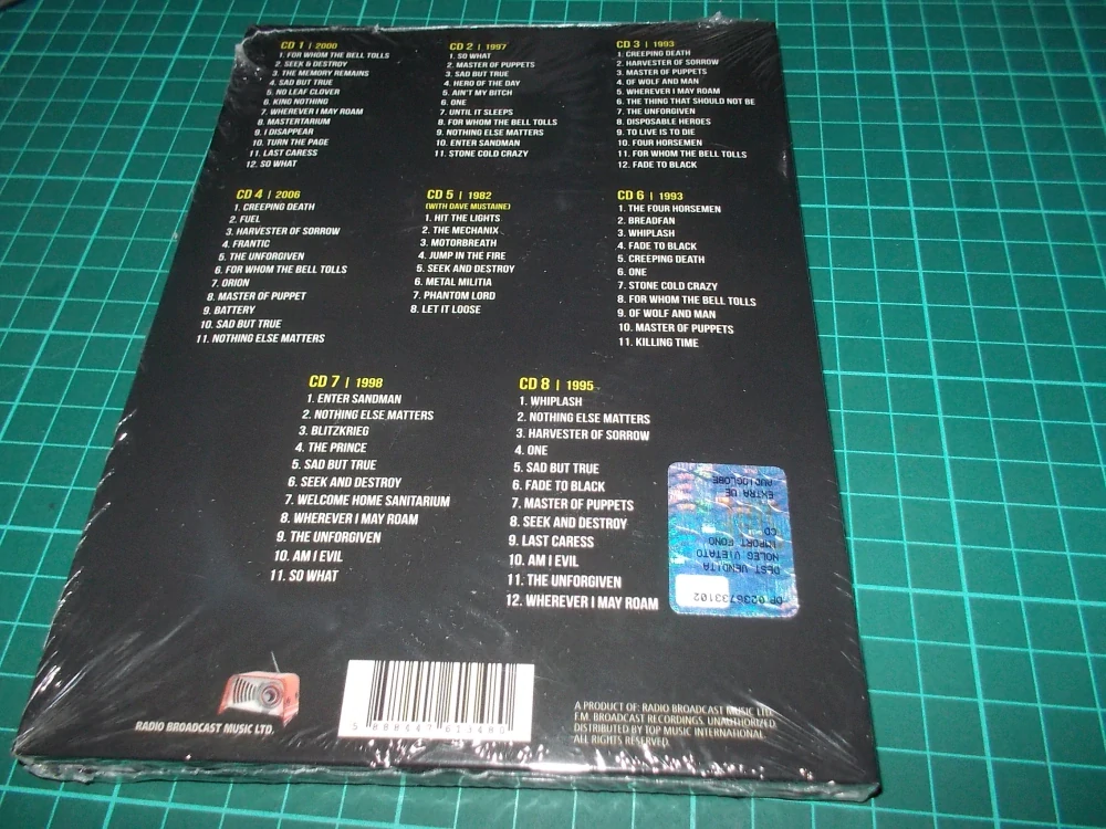 METALLICA - METAL ATTACK - LIMITED EDITION (8 CD Longbox)