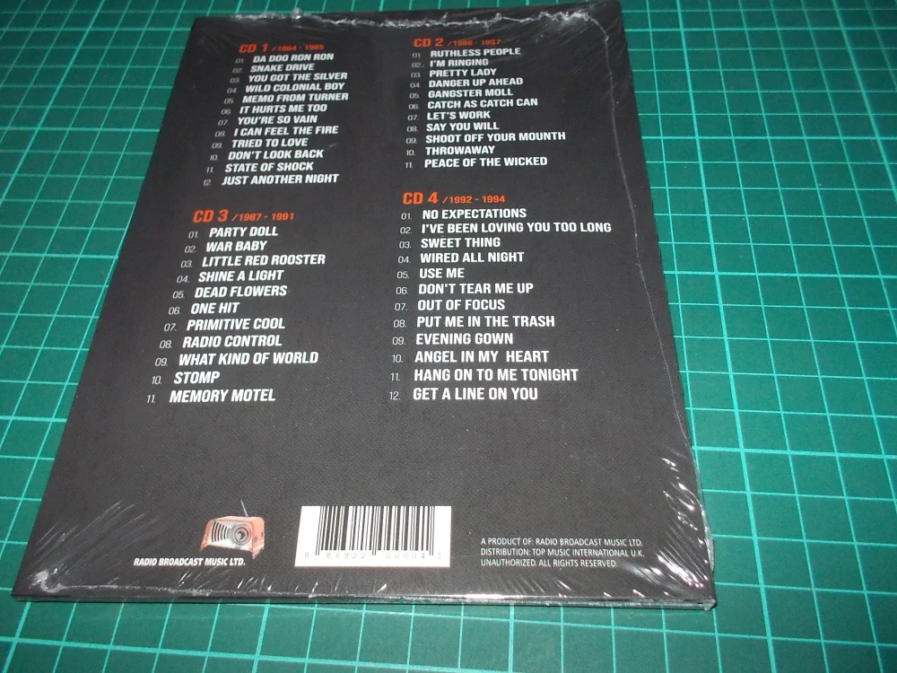 Mick Jagger - Solo Works - PUBLIC RADIO BROADCAST RECORDING (4 CD Longbox)