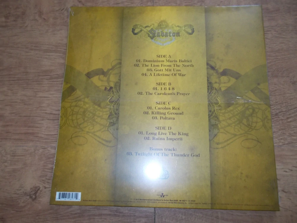 Sabaton - Carolus Rex - Blue (2Vinyl-LP)