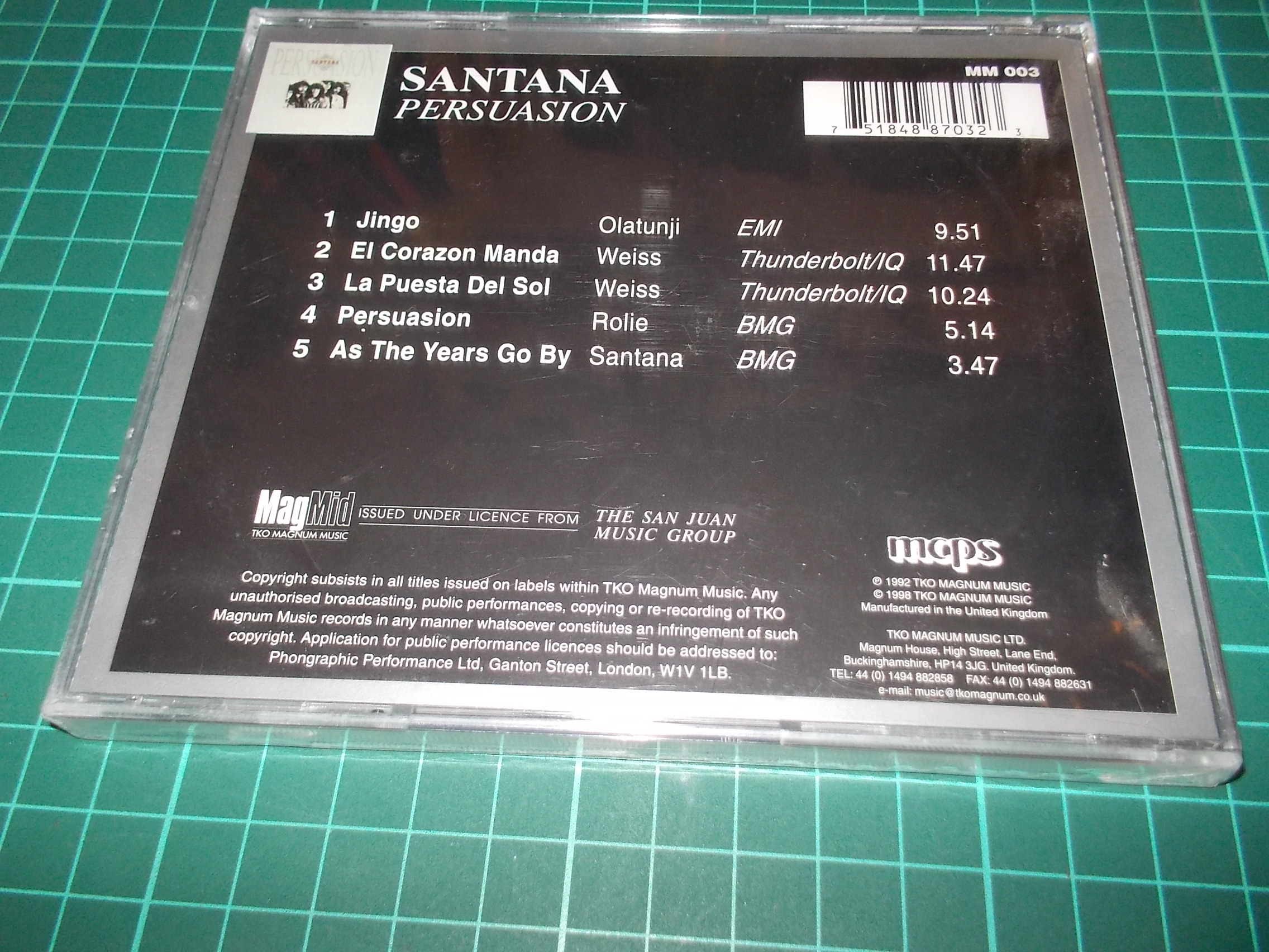 Santana - Persuasion (CD) 