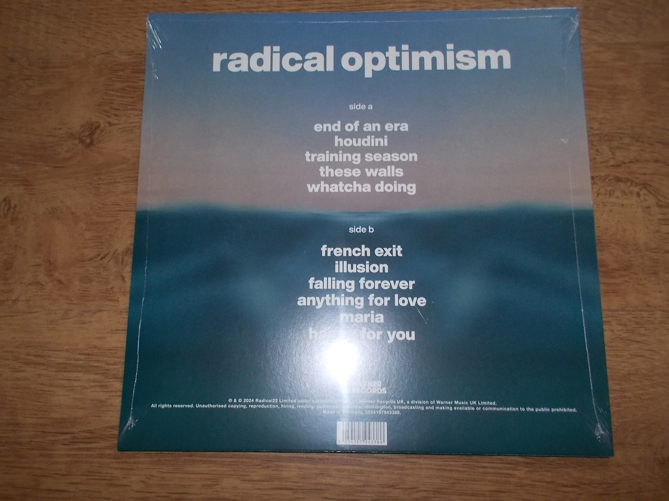 Dua Lipa - Radical Optimism - Curacao  BLUE (Vinyl-LP)