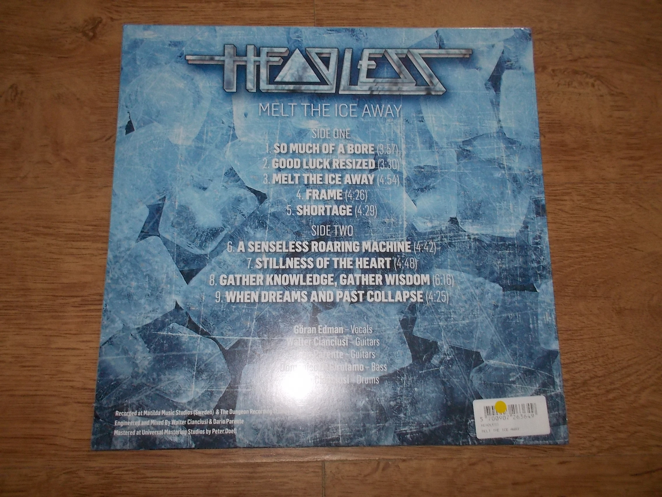 Headless - Melt The Ice Away (Vinyl-LP)