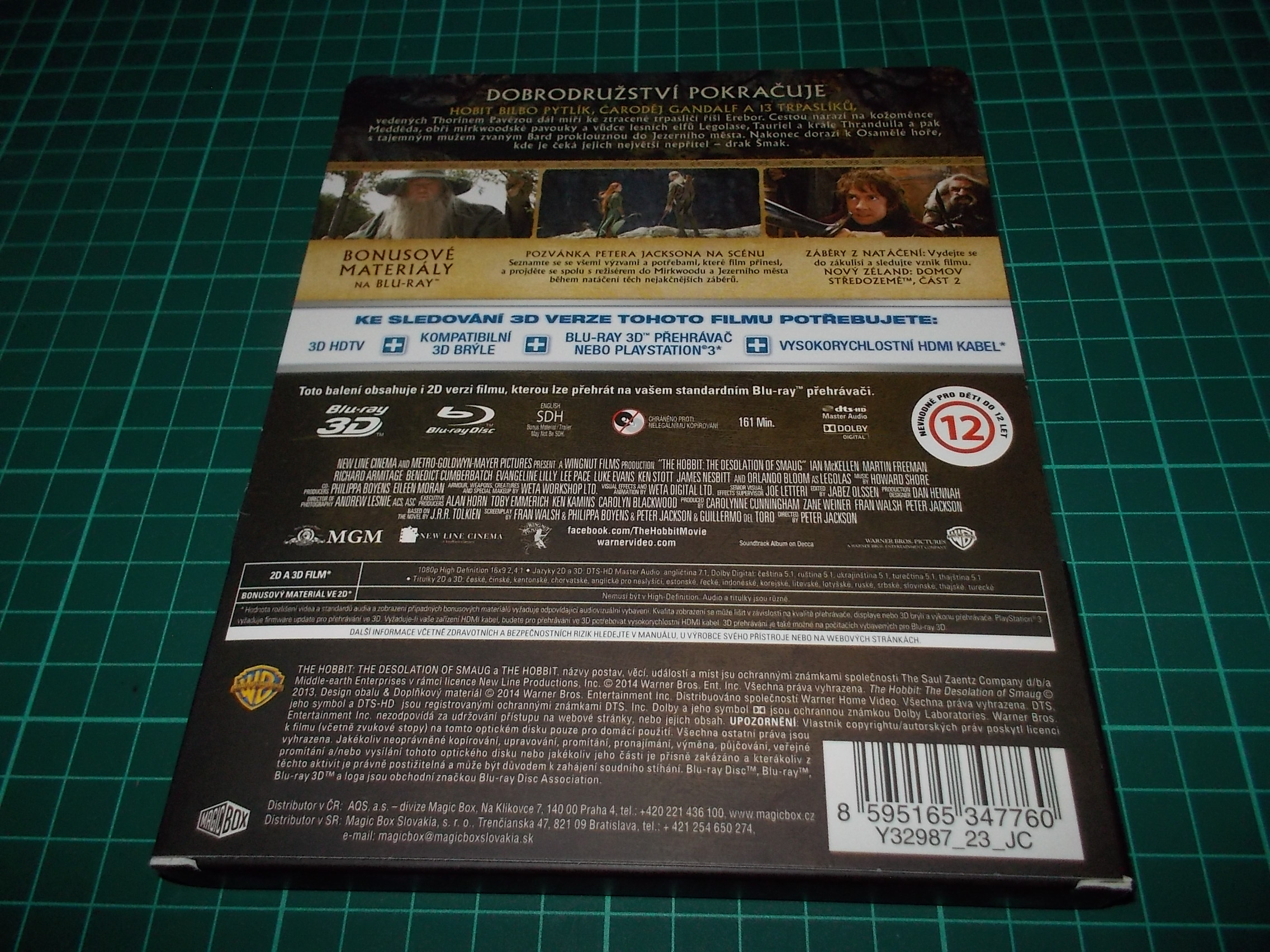 Hobit - Šmakova dračí poušť 2D+3D (Hobbit : The Desolation Of Smaug 2D+3D)