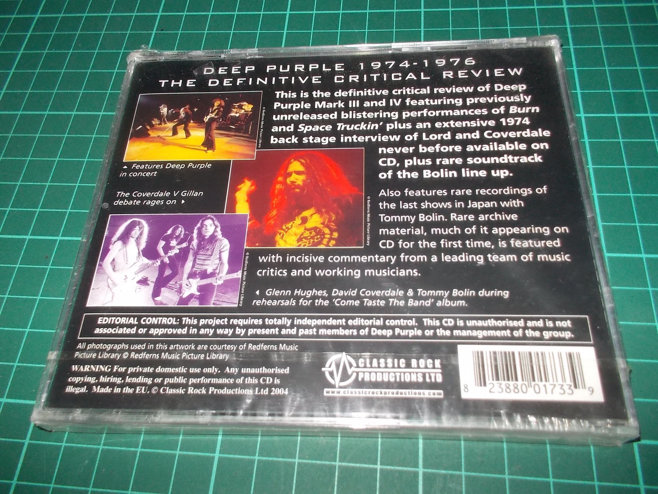 Inside Deep Purple 1974-1976 (CD)