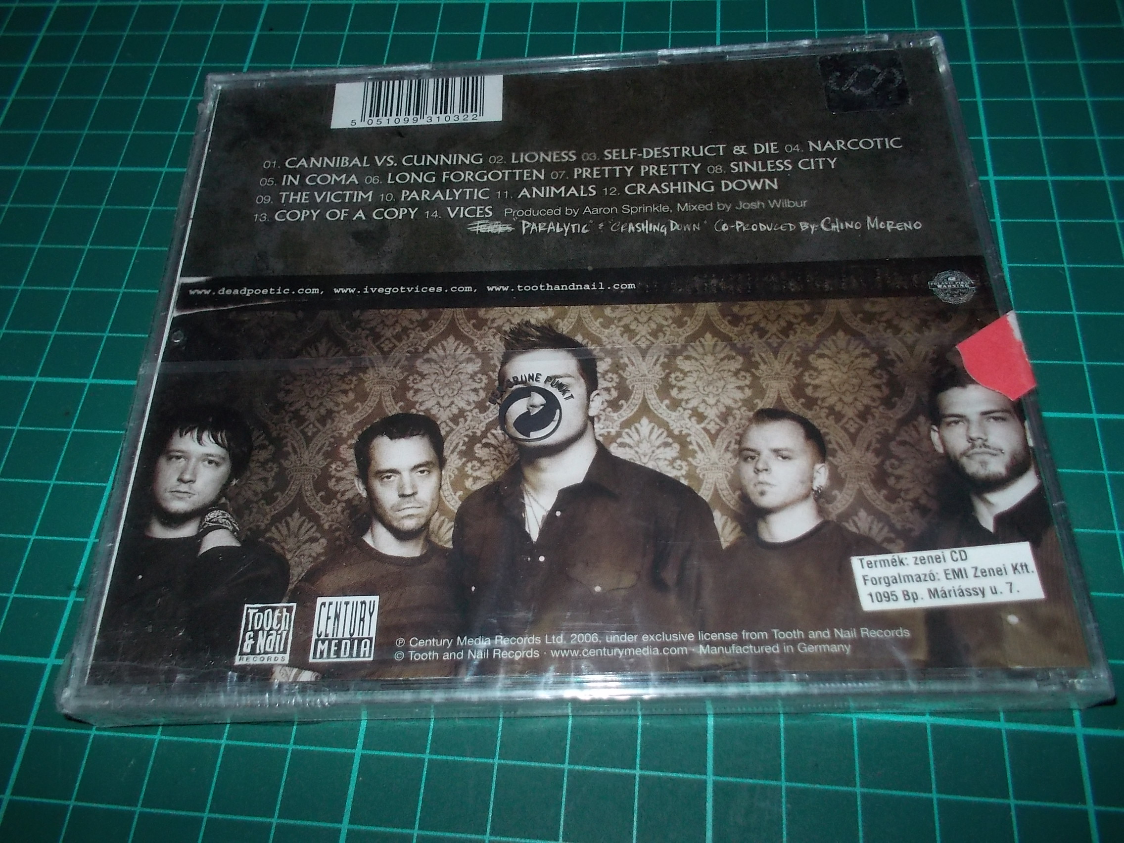 Dead Poetic - Vices (CD)