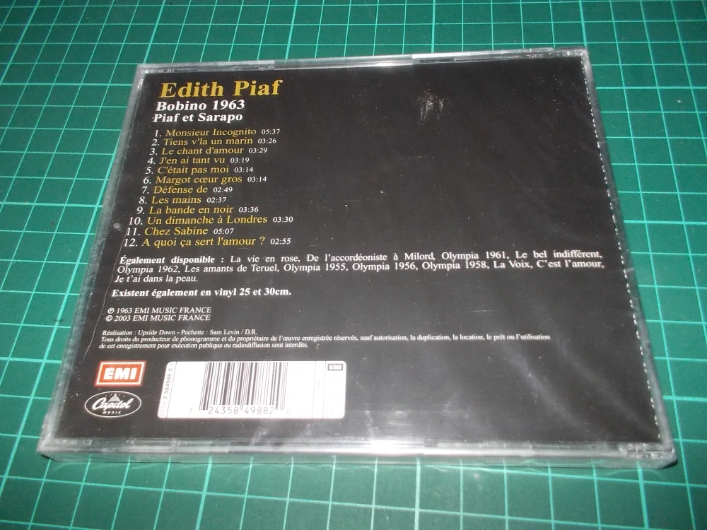 Edith Piaf et Théo Sarapo - Bobino 1963 (CD)