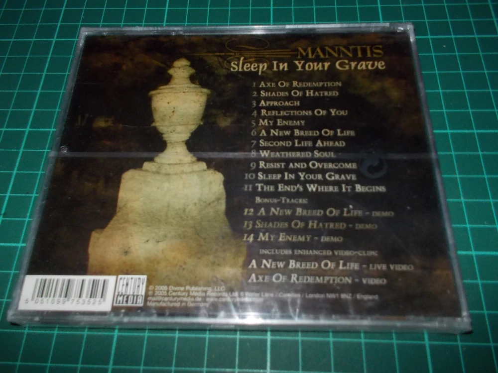 Manntis - Sleep In Your Grave (CD)