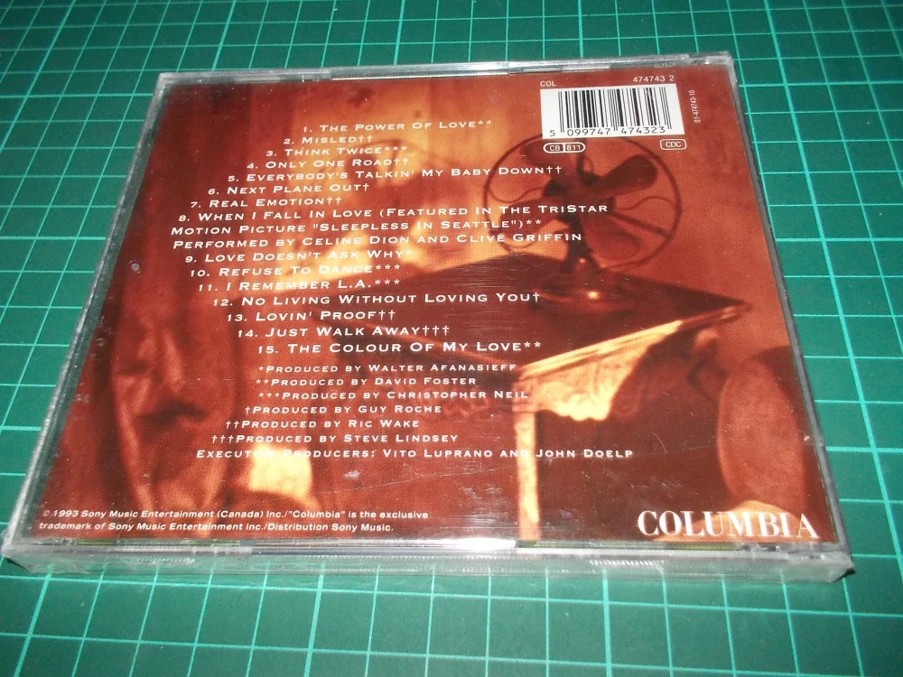Celine Dion - The Colour Of My Love (CD)