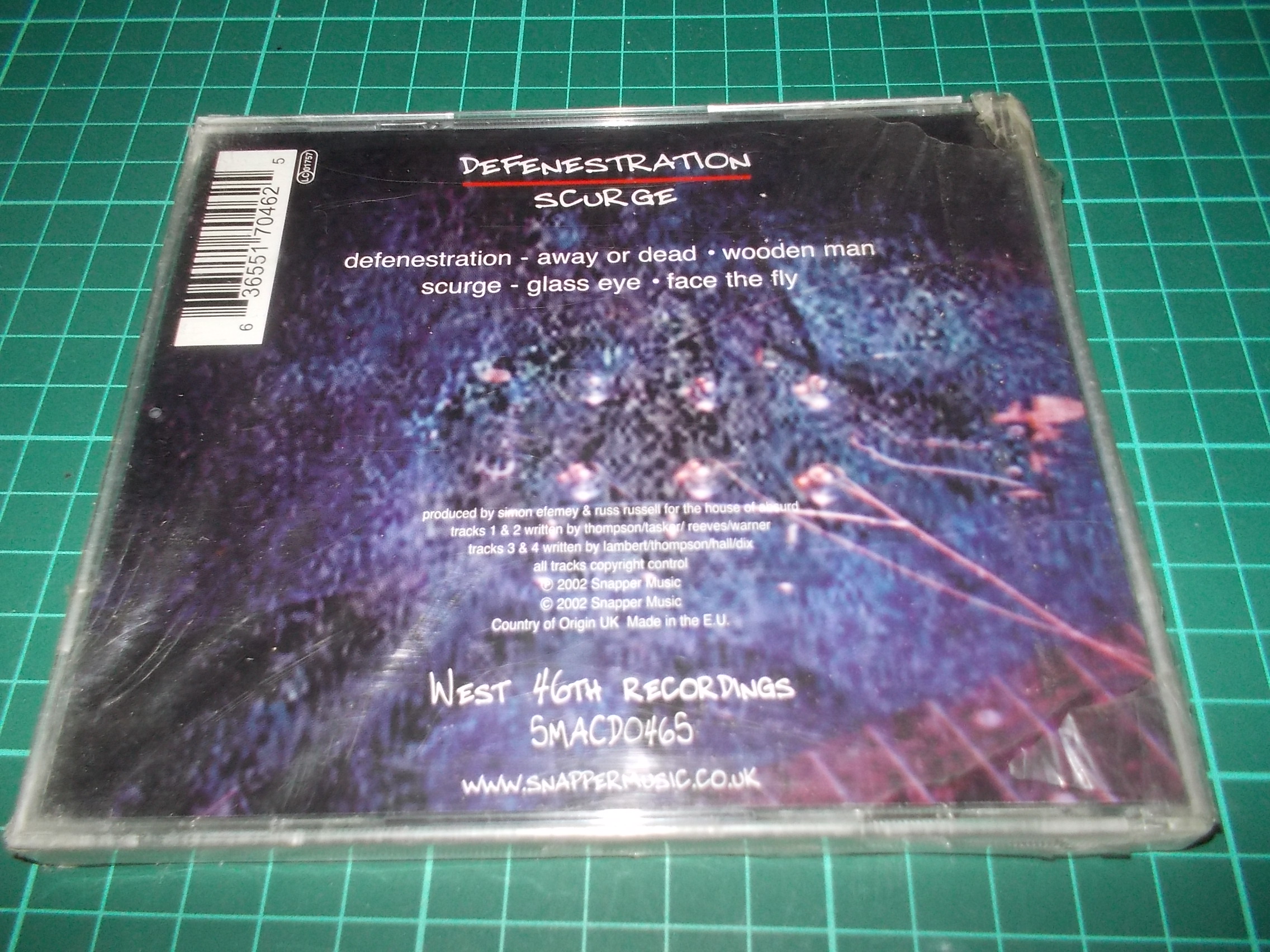 Defenestration / Scurge - The Year Of The Slug (CD)