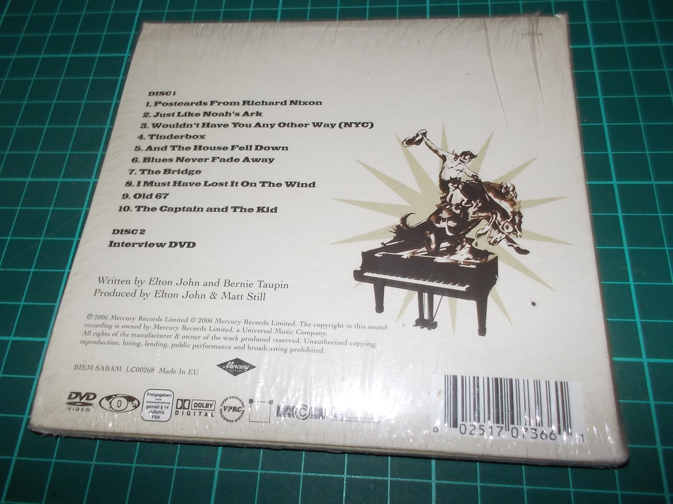 Elton John - Captain And Kid (CD/DVD) Digipak NOVÉ ALE HORŠÍ BALENÍ 