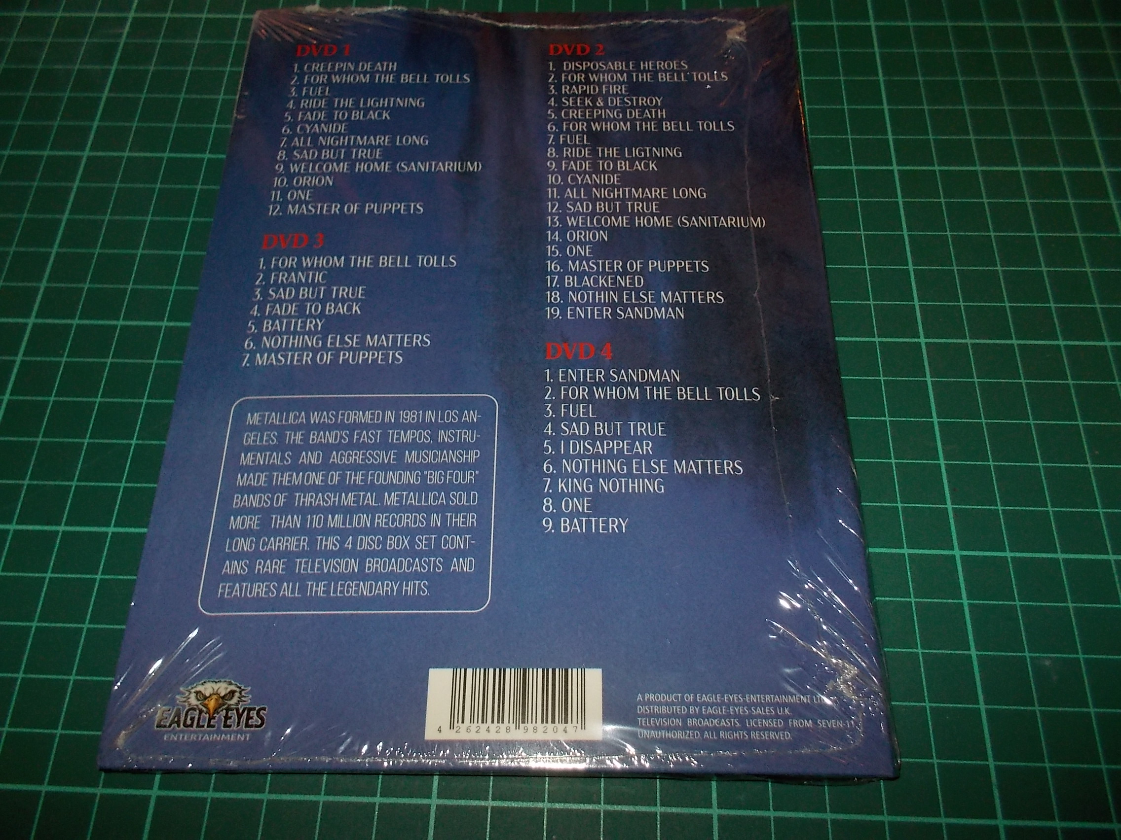 Metallica - Masters Of Metal - Import (4 DVD)