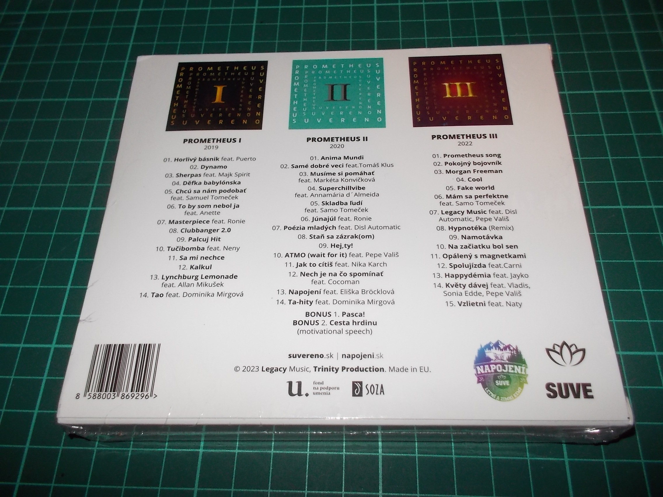 Suvereno - Prometheus - Trilógia (3CD BOX)