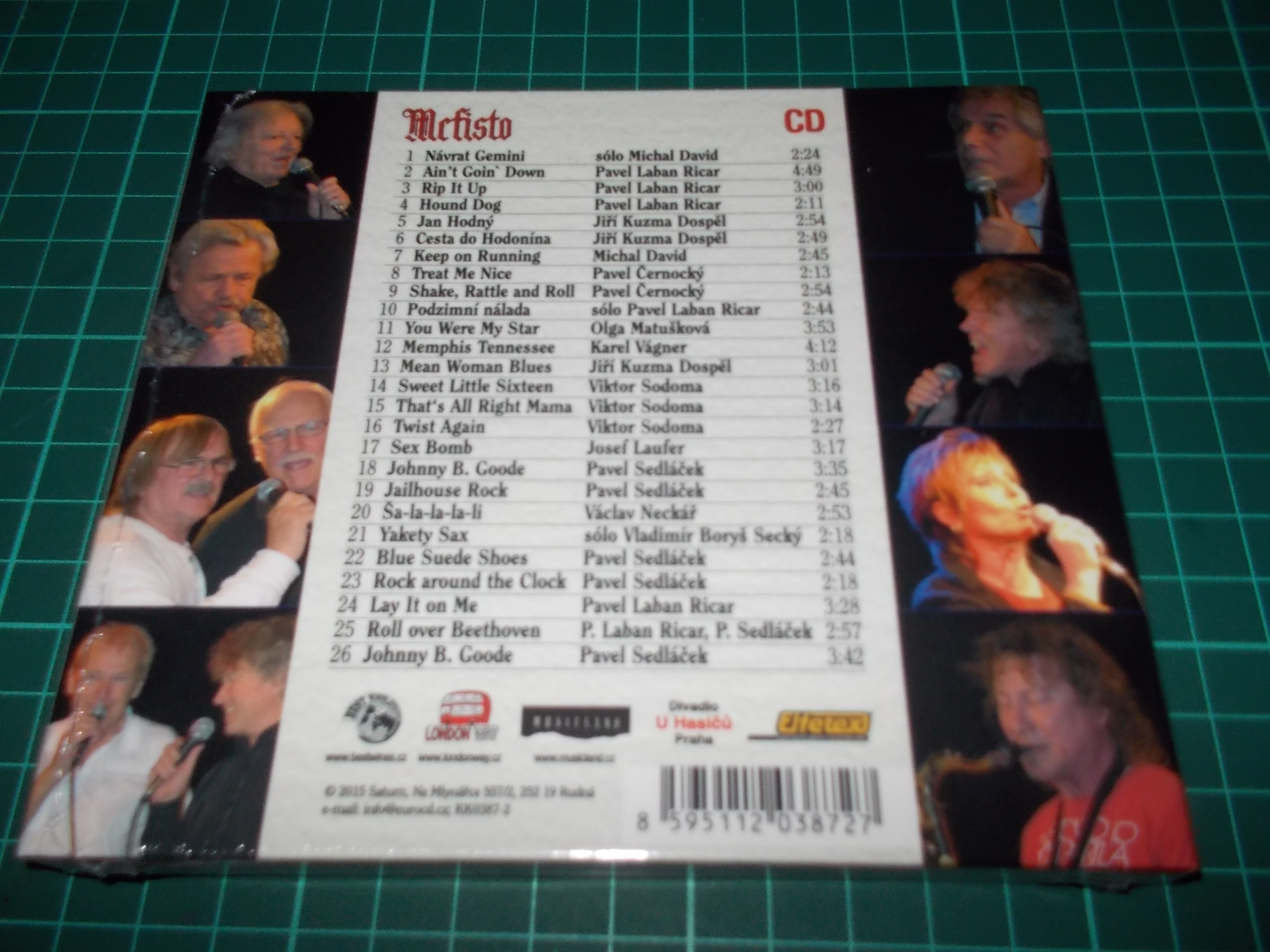 Mefisto - 50 let  (CD+DVD) V ORIGINÁLNÍM SLOŽENÍ ZE ŠEDESÁTÝCH LET! (CD) Digipack