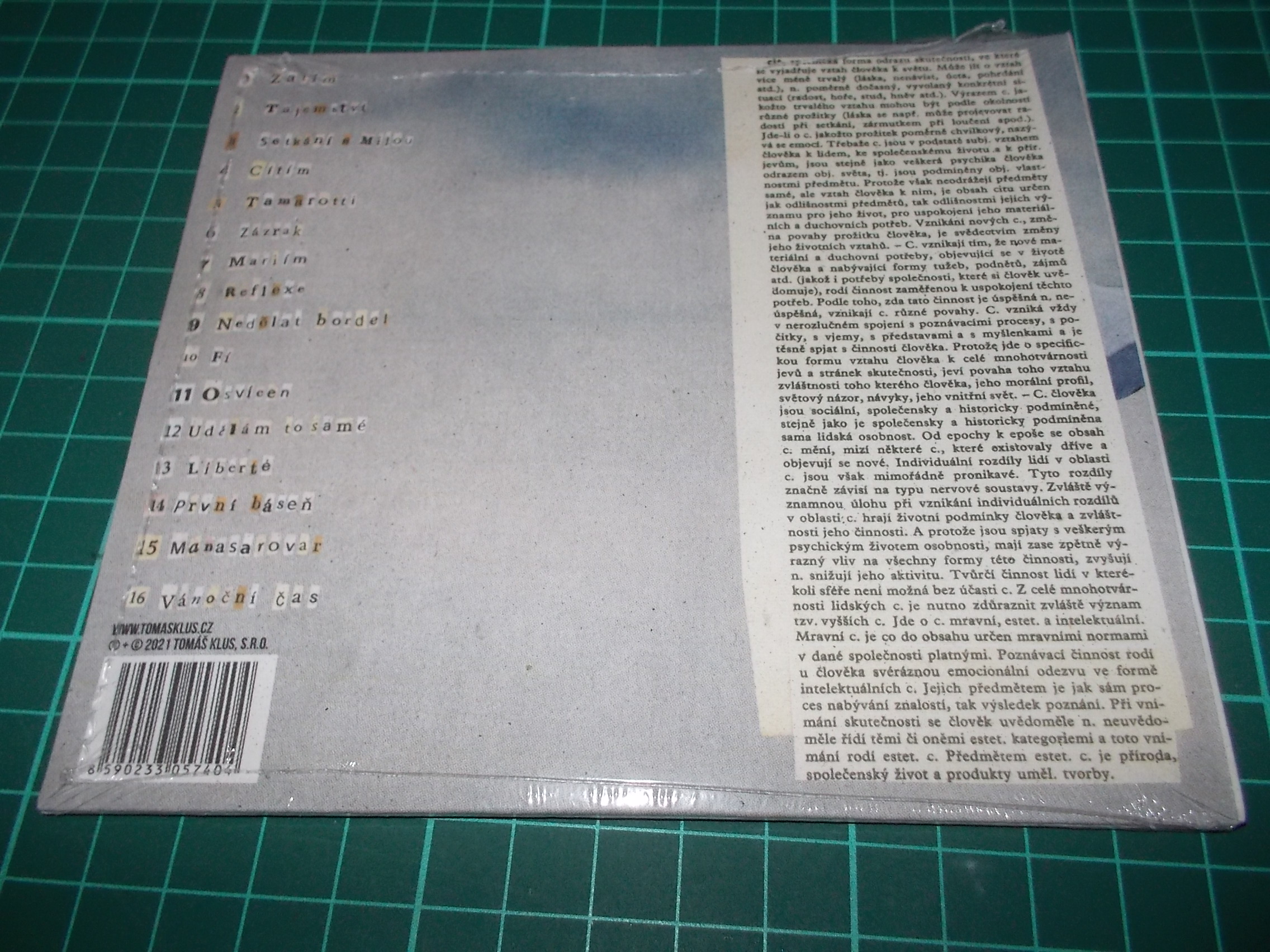 Tomáš Klus - Cítím (CD) DIGISLEEVE