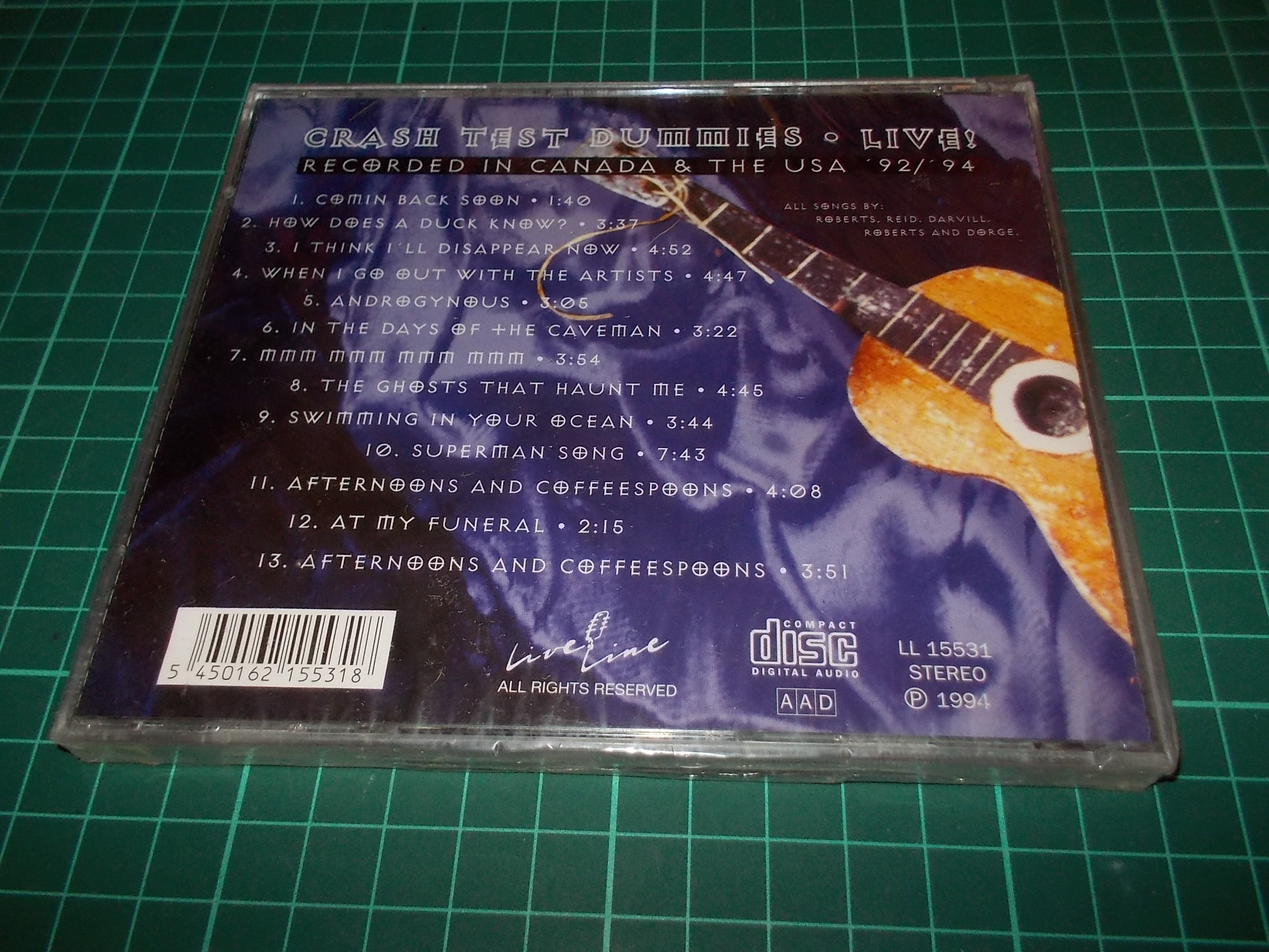 Crash Test Dummies - Live ! (CD)