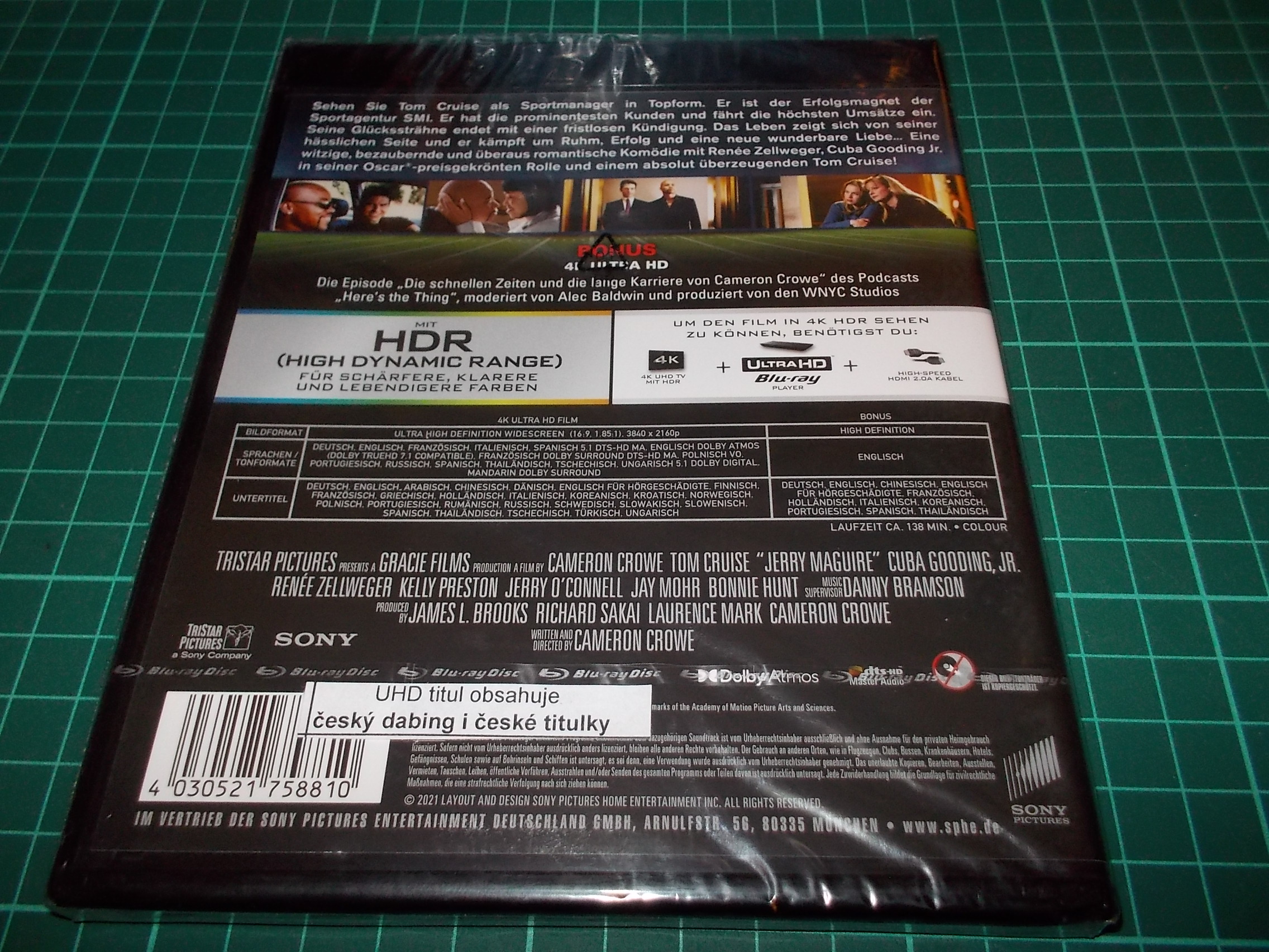 Jerry Maguire 4K ULTRA (Blu-ray)