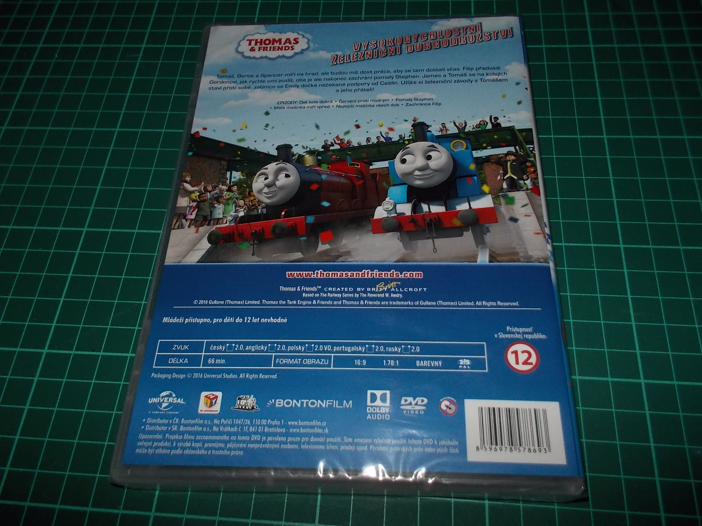 Mašinka Tomáš: Zapněte motory (DVD)