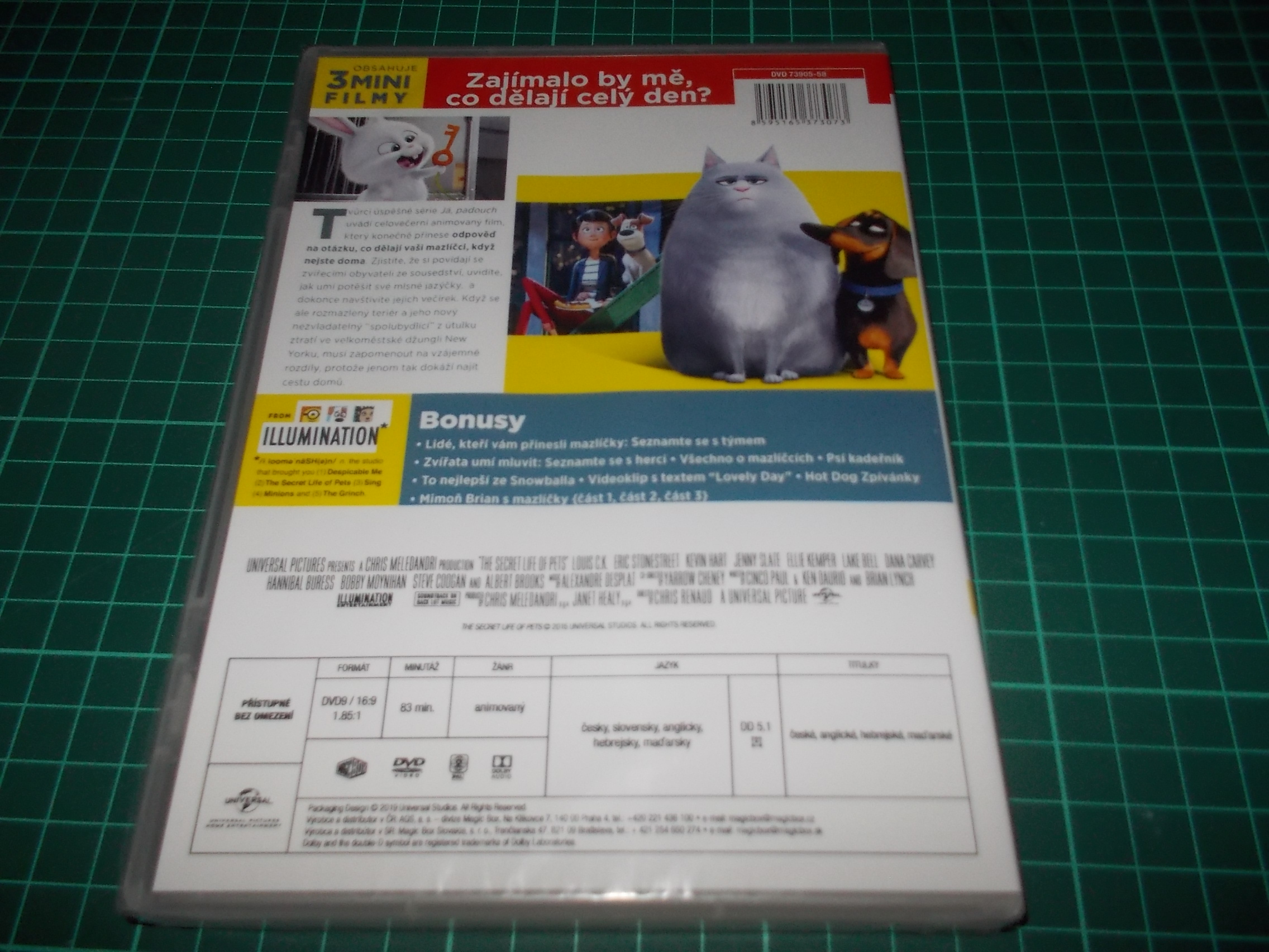 Tajný život mazlíčků (DVD)