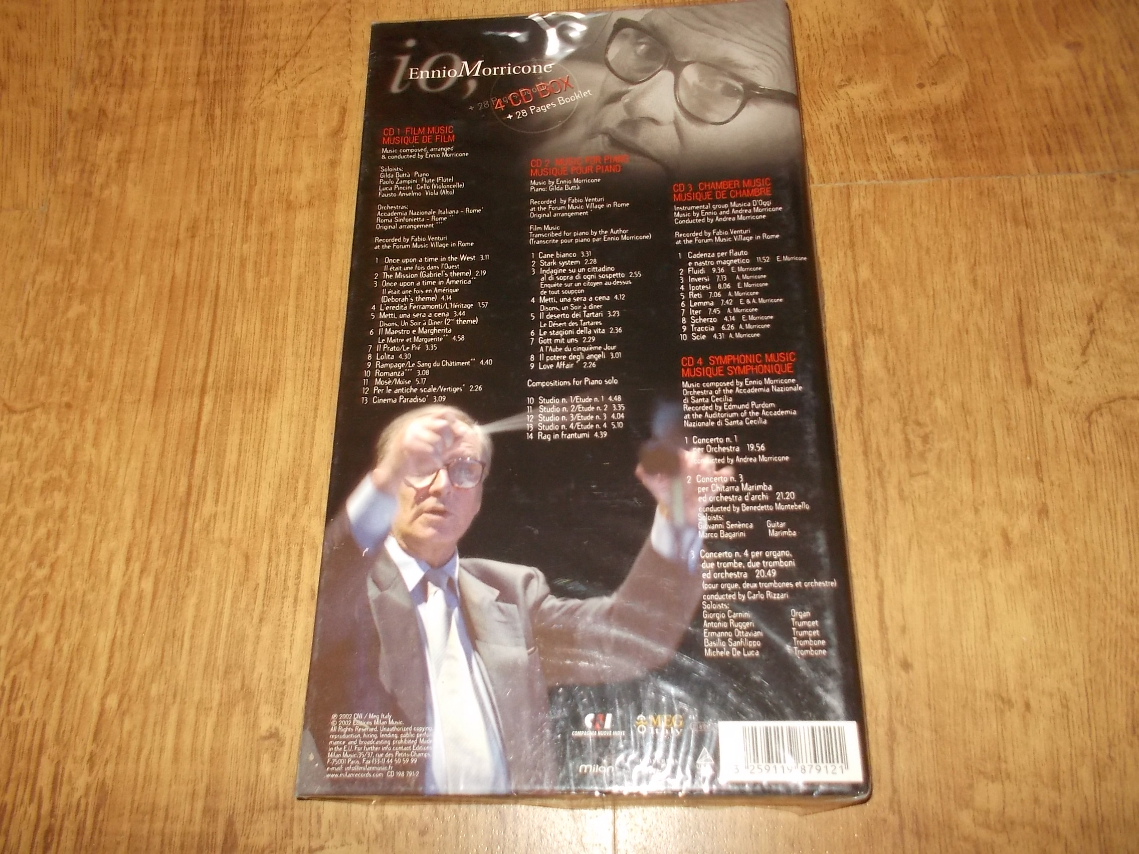 Ennio Morricone - Io, Ennio Morricone (4 CD) LONG BOX 