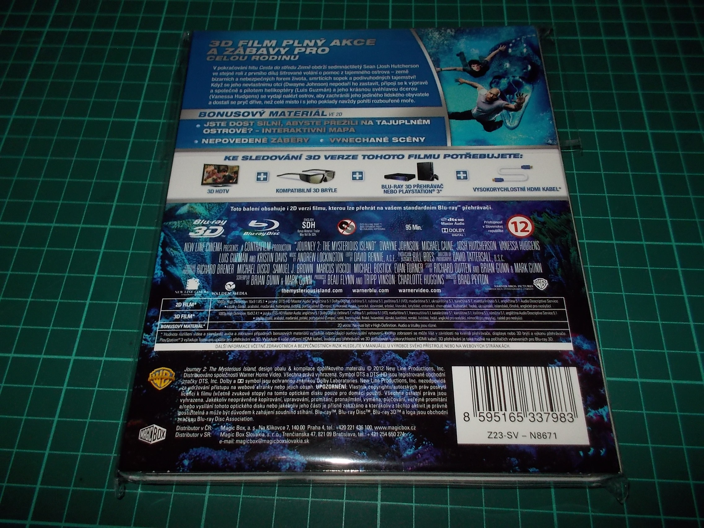 Cesta na tajuplný ostrov 2 (Blu-ray) + 3D