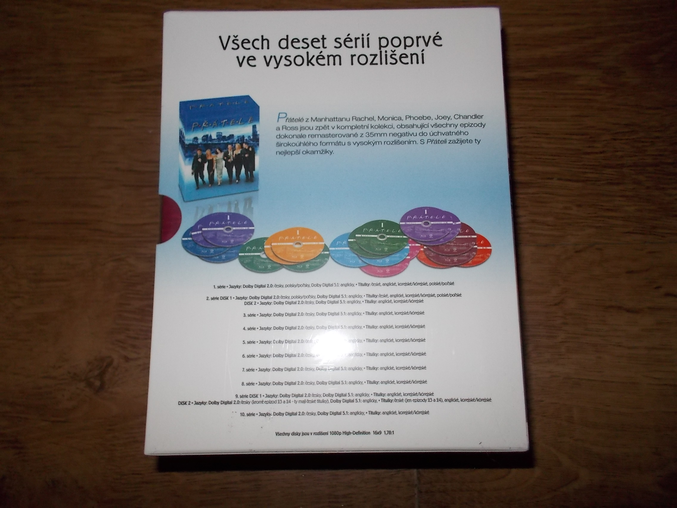 Přátelé 1-10. série (20BRD) (Friends Season 1-10) (Blu-ray)